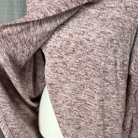 WONDERLAND BY ORANGE PURPLE MARBLE LONG SLEEVE ASYMMETRICAL SWEATER Medium NEW - Picture 5 of 10